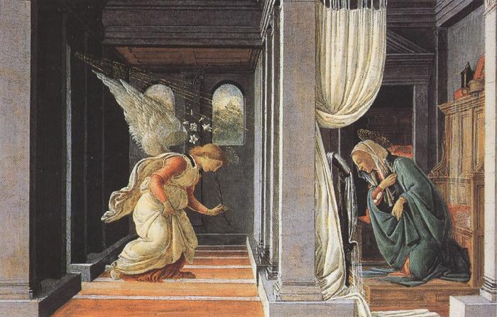 Sandro Botticelli Annunciation (mk36) Germany oil painting art